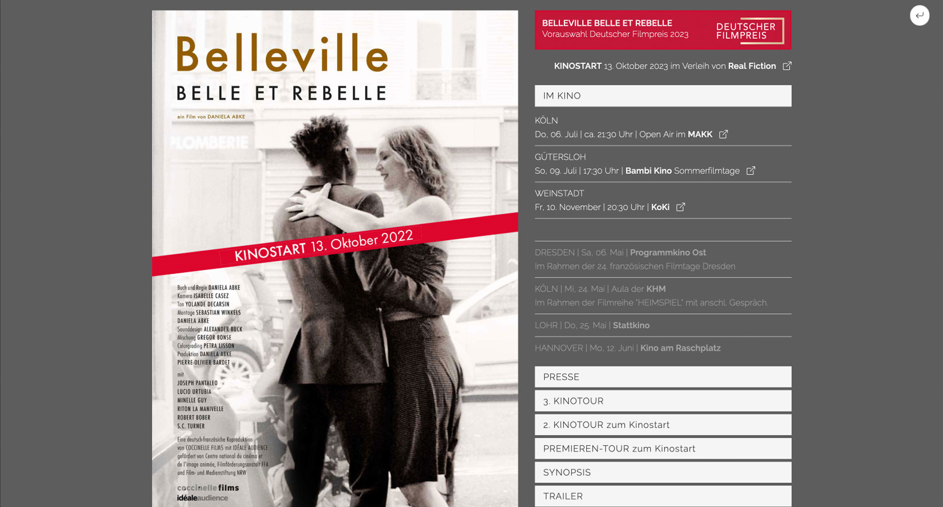 im Kino: Belleville, Belle et Rebelle